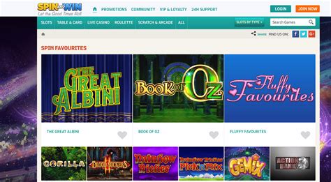 spin and win casino sister sites